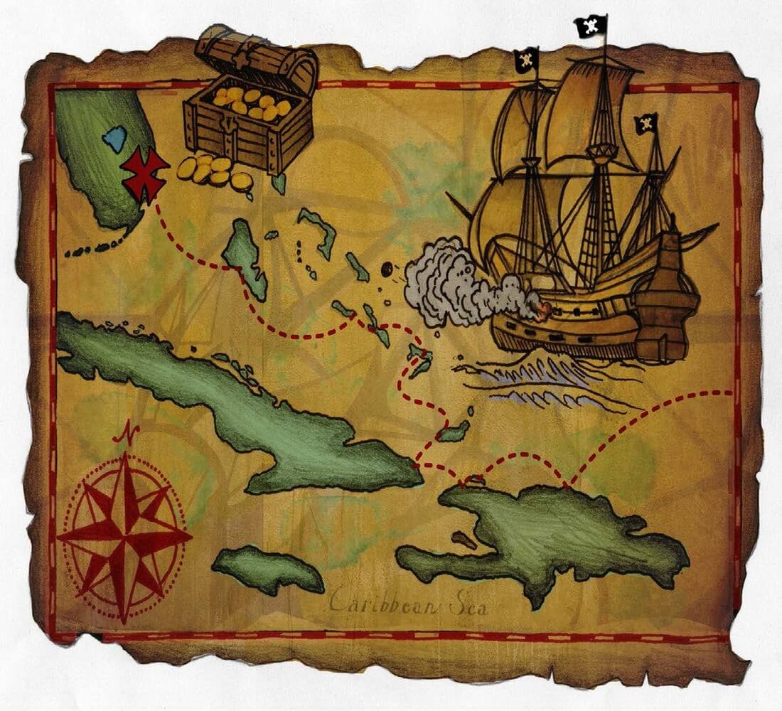 Остров пиратов. Пиратский остров сокровищ. Пираты на острове сокровищ. Остров с пиратским кладом.