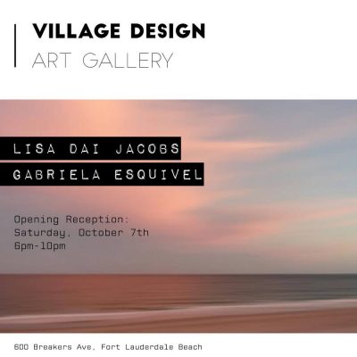 Village Design Art Opening | Sat, Oct 7th