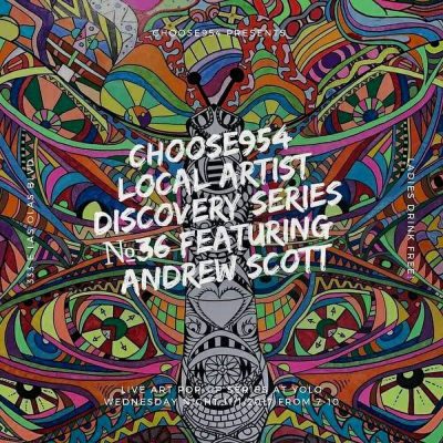 Choose954 Local Artist Discovery Series #36 - Live Art Popup At YOLO