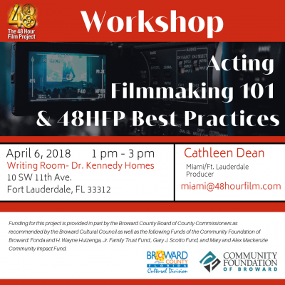 Free 48 Hour Film Project Workshop