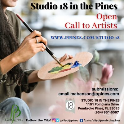Open Call to Artists for Studio 18 in the Pines