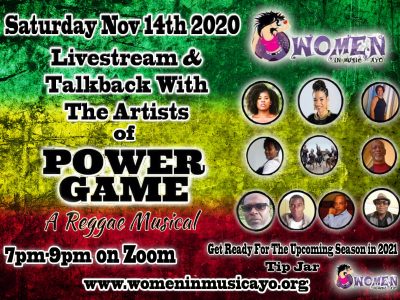 Power Game - A Reggae Musical Livestream & Talkback