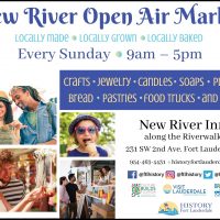 History Fort Lauderdale’s New River Open Air Market, Sundays in Downtown, Beginning April 11