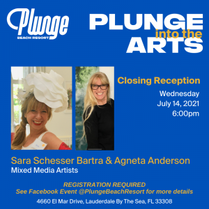 Plunge Into The Arts with Sara Schesser Bartra and Agneta Anderson