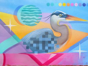 Blue Heron Dream by Grabster