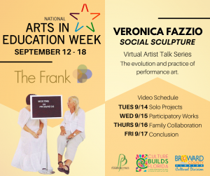 Virtual Artist Talk Series Introducing Social Sculpture Artist Veronica Fazzio