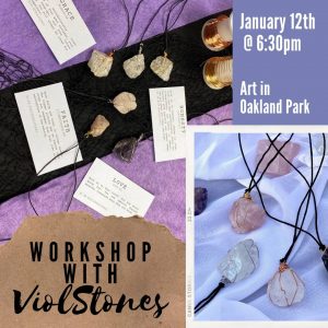 Crystal Wrapping Workshop & Self Care Evening