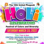 10th United Phagwah/Holi Celebration the festival of colors and Diversity