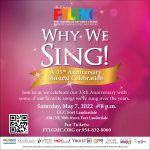 Fort Lauderdale Gay Men’s Chorus 35TH Anniversary “Why We Sing” Concert
