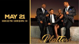 The Platters Concert on Saturday, May 21 at The Casino @ Dania Beach