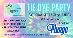 Tie Dye Party at Plunge Beach Resort