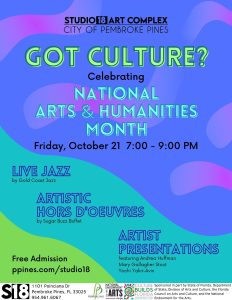 Got Culture? National Arts & Humanities Month Celebration