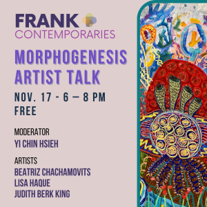 Frank Contemporaries: Morphogenesis Artist Talk
