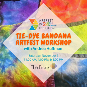 Tie-Dye Bandana Artfest Workshop