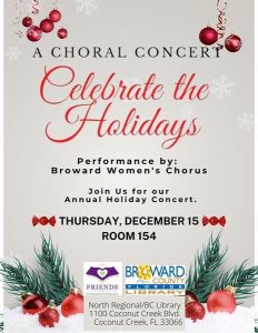 Broward Women's Chorus presents "Celebrate the Holidays"
