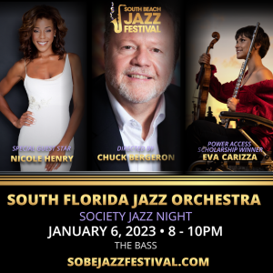 Society Jazz Night: South Florida Jazz Orchestra directed by Chuck Bergeron