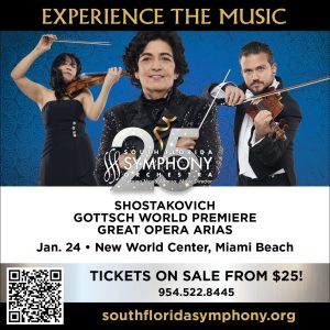 South Florida Symphony Orchestra Presents Shostakovich, Gottsch & Great Opera Arias