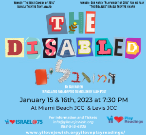 YI Love Jewish-presents "The Disabled" LIVE Play Reading