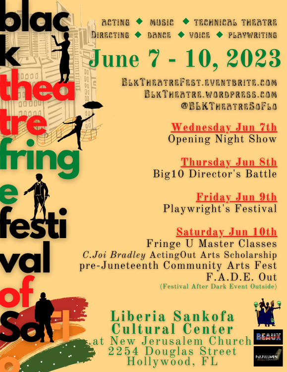 Juneteenth: Black Theatre Fringe Festival SoFlo 2023