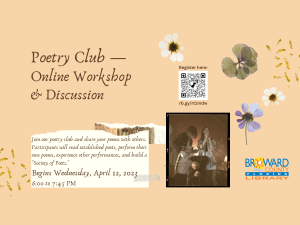 Poetry Club — Online Workshop & Discussion