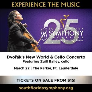 South Florida Symphony Orchestra Presents an Evening of Dvořák Masterworks Featuring Grammy Winner Zuill Bailey