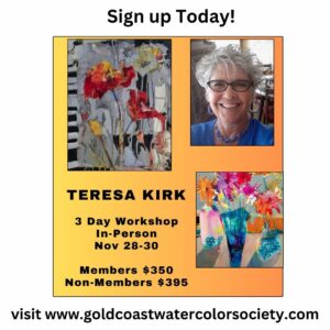 3 Day In-Person Workshop with Teresa Kirk
