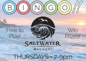 Bingo Night @ Saltwater Brewery | Fun Times! | Fabulous Prizes! | Play Free