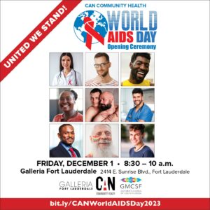 CAN Community Health and Galleria Fort Lauderdale Present World AIDS Day Kickoff