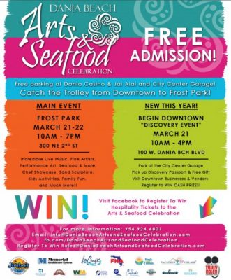 Third Annual Dania Beach Arts and Seafood Celebration