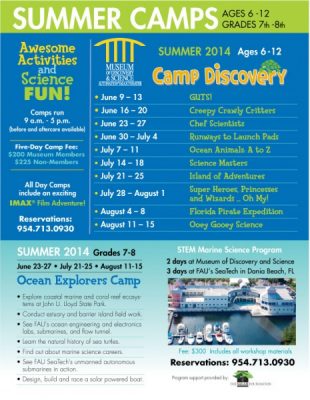 Camp Discovery for ages 6-12