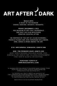 Beaux Arts presents Art After Dark A Night at the Museum