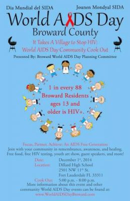 Worlds AIDS Day Community Cookout