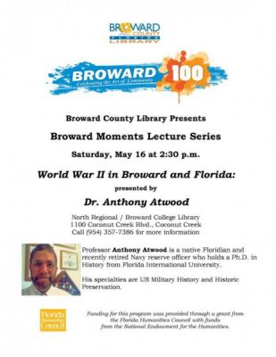 Broward Moments Lecture Series: WWII in Broward County and Florida