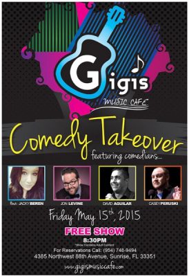Free Comedy Show at Gigi's Music Cafe