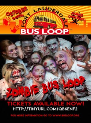 Zombie Fort Lauderdale Bus Loop