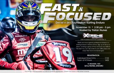 Fast & Focused - Dnt txt n drV Foundation Charity Event