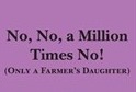 Broward College Theatre  "No, No, A Million Times No! (Only a Farmer's Daughter)"